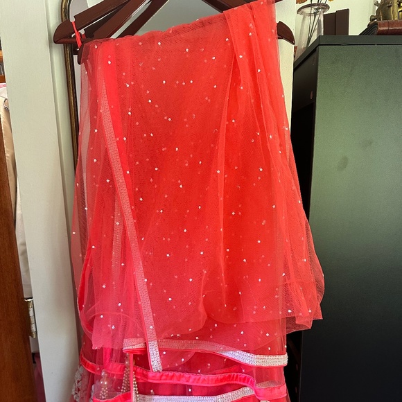 Designer Pink Lehenga - Picture 5 of 5